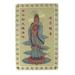 Dakota Fields Fertility Kuan Yin Talisman Card Wall Décor Metal in Gray/Yellow | 3 H x 2 W x 1 D in | Wayfair CF76E901C5724CDF8F561C89CFBCA642