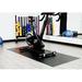 G-Floor 0.075" Thick Vinyl Exercise Equipment Mat Vinyl in Gray/Black/Brown | 0.075 H in | Wayfair EM75CT3272MB