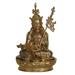 Bungalow Rose Guru Rinpoche - Precious Master Figurine Metal in Yellow | 3 H x 2 W x 1 D in | Wayfair 88E38AC946E744BF9DE6F185C822D96D