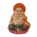 Dakota Fields Laughing Buddha Bring Good Luck & Wealth Figurine Resin in Green/Red/Yellow | 2 H x 2 W x 1 D in | Wayfair