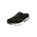 Wide Width Men's KingSize Slip-on Sneaker by KingSize in Jet Black (Size 10 W)