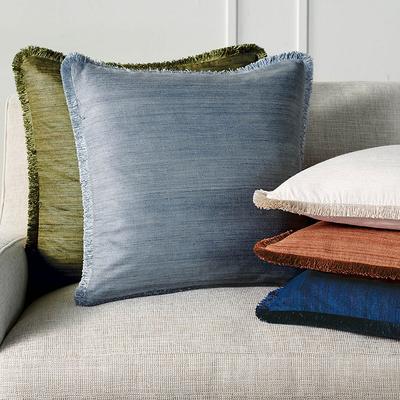 Marilia Silk Decorative Pillow Covers - Sunset, 20