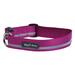 Strolls Collar in Reflective Fuchsia for Dogs, Small, Pink