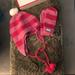 Coach Accessories | Coach Kids Striped Wool Hat And Mitten Set Bnib | Color: Pink | Size: M/L