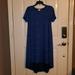 Lularoe Dresses | Lularoe Carly Dress | Color: Blue | Size: Xs