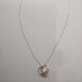 Kate Spade Jewelry | Kate Spade New Pearl In Gold Heart Necklace | Color: Gold/White | Size: 16-1/2"