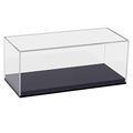 HMF 46800900 Acrylic Display Case for Model Cars / Figures, Various Sizes, Transparent, 27 x 11 x 12 cm