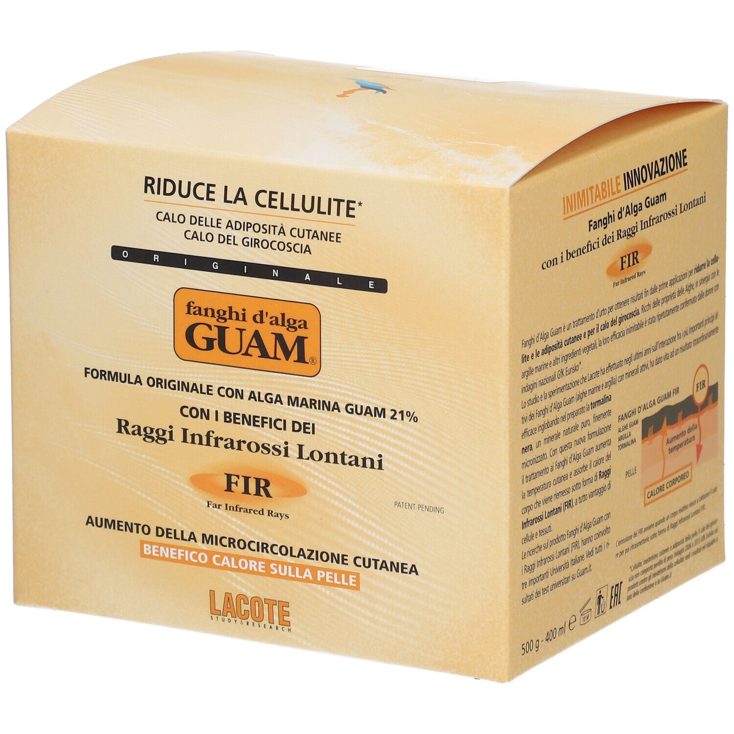 GUAM® Fanghi d'Alga Guam F.I.R. 500 g Cure del corpo