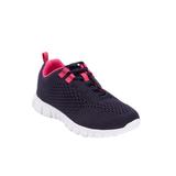 Women's CV Sport Eddie Sneaker by Comfortview in Navy Raspberry Sorbet (Size 8 M)