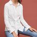 Anthropologie Tops | Anthropologie Maeve Front-Tie Button Down Top | Color: White | Size: Xs