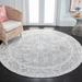 Brown/Gray 30 x 0.24 in Indoor Area Rug - Ophelia & Co. Marti Oriental White/Gray/Brown Area Rug | 30 W x 0.24 D in | Wayfair