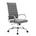 Orren Ellis Mulkey Conference Chair Upholstered in Gray | 46 H x 22.5 W x 24.5 D in | Wayfair 628B61BE6FE348FB8990F87BE5E874BB