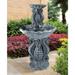 Highland Dunes Spirit of the Ocean Seahorse Tiered Fountain, Resin | 50 H x 28 W x 28 D in | Wayfair B576C22B6F40408E98E8C8FB7C39A899