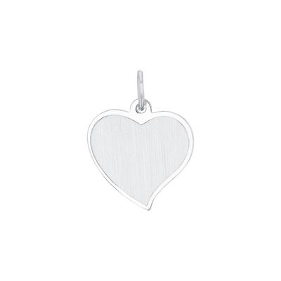 amor - Motivanhänger für Damen, 925 Sterling Silber | Herz Ketten 1 ct