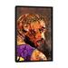 East Urban Home Kobe Bryant by Crixtover Edwin - Painting Print Canvas/Metal in Brown/Indigo | 48 H x 32 W x 1.5 D in | Wayfair