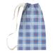 East Urban Home Houston Throwback Football Luxury Plaid Laundry Bag Fabric in Gray/White/Blue | 36 H in | Wayfair E40F2245EEB74BCBB46363BFD8A9B6AE