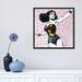 East Urban Home Wonder Woman by MR BABES - Painting Print Canvas in Black/Pink | 18 H x 18 W x 1.5 D in | Wayfair C87662E4A65B49F1BF8A6B351BCB9AF7