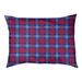 East Urban Home New England Football Luxury Outdoor Pillow Metal in Red/Blue/White | 5 H x 40 W x 5 D in | Wayfair 6FF230B1EAF843F88BDB7983E72FA6D0