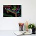 East Urban Home Led Lights 4 by Ben Heine - Graphic Art Print Canvas in Brown/Green | 8 H x 12 W x 0.75 D in | Wayfair