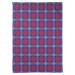 East Urban Home New England Football Luxury Fleece Throw Microfiber/Fleece/Microfiber/Fleece in Red/Blue | 60 W in | Wayfair