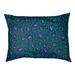 East Urban Home Seattle Throwback Football Outdoor Dog Pillow Metal in Green/Blue | 6 H x 40 W x 50 D in | Wayfair F9CEF6255985492F900087362EAEBFB8