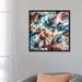 East Urban Home Sediments I by Cristina Dalla Valentina - Graphic Art Print Canvas in Blue/Brown/Red | 26 H x 26 W x 1.5 D in | Wayfair