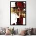 East Urban Home Kinetic Gold on Red I by Alex Wise - Painting Print Canvas/Metal in Brown/Red/White | 60 H x 40 W x 1.5 D in | Wayfair