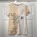 Anthropologie Tops | Anthropologie Postmark | Floral Moth Tee | Color: Blue/Yellow | Size: Xs