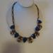 J. Crew Jewelry | J. Crew Brass-Toned Blue Green Jeweled Necklace * | Color: Blue/Gold | Size: Os