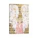 East Urban Home How Great Thou Art Blonde by Ashley Bradley - Painting Print Canvas in Brown/Green/Pink | 18 H x 12 W x 1.5 D in | Wayfair