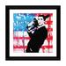 East Urban Home American Psycho: Patrick Bateman by MR BABES - Painting Print Paper in Black/White | 24 H x 24 W x 1 D in | Wayfair
