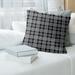 East Urban Home Las Vegas Football Luxury Square Pillow Cover, Spun Polyester in Black | 14 H x 14 W x 0.2 D in | Wayfair