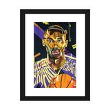 East Urban Home Kobe Bryant - Graphic Art Print Paper, Wood in Black/Brown/Green | 24 H x 16 W x 1 D in | Wayfair DFAB604351D24B779566DF2BD14D247B