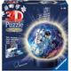 Ravensburger 3D Puzzle 11264 - Nachtlicht Puzzle-Ball Astronauten im Weltall - 72 Teile - ab 6 Jahren, LED Nachttischlampe mit Klatsch-Mechanismus