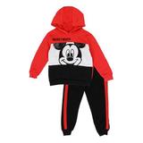 Disney Matching Sets | Disney’s Mickey Mouse 2-Piece Set Hoodie & Jogger Pants Black & Red Size 12m Nwt | Color: Black/Red | Size: 12mb