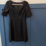 J. Crew Dresses | Black Work Dress With Scoop Neck | Color: Black | Size: 2p