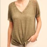 Anthropologie Tops | Anthropologie Cloth And Stone Top | Color: Green | Size: M