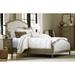 Birch Lane™ Oak Watson Bed Wood & /Performance Fabric/Upholstered/Polyester in Brown/Gray | 60 H x 63 W x 86 D in | Wayfair