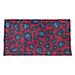 East Urban Home Tennessee Football Leopard Print Envelope Sham Polyester in Red/Gray/Blue | 22 H x 38 W x 0.1 D in | Wayfair