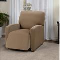 Kathy Ireland Home Day Break Box Cushion Recliner Slipcover in Brown | 29 H x 43 W x 0 D in | Wayfair DAY-LGRECL-BG