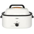 Sunvivi Electric Roaster Oven w/ Removable Pan & Rack Stainless Steel/Aluminum in Black | 10 Qt | Wayfair ZER006BK-11-WF