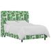 Bayou Breeze Jacque Upholstered Low Profile Standard Bed Metal | 55 H x 44 W x 80 D in | Wayfair CD9B113420394B27A117D5183E0B0C9D