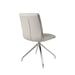 Ivy Bronx Kohan Tufted Side Chair Faux Leather/Upholstered in White | 34 H x 24 W x 18.5 D in | Wayfair D46D50BA4F324AF4B5B596AE798FCF57