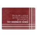 Red 1 x 18 x 27 in Kitchen Mat - Trinx Thy Goodness Sense Kitchen Mat Synthetics | 1 H x 18 W x 27 D in | Wayfair F54847CC132D439F9B0F3FAFD567628F