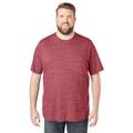 Men's Big & Tall Heavyweight Jersey Crewneck T-Shirt by Boulder Creek in Dark Salmon (Size 8XL)