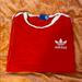 Adidas Tops | Adidas Soccer Shirt | Color: Red/White | Size: M