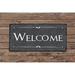 Gracie Oaks Ireen Welcome Wall Décor Stone in Gray | 6 H x 12 W in | Wayfair 9E4BE2B10F4B4C6B8E7706B9D3E965AC