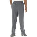 Men's Big & Tall Explorer Plush Fleece Pants by KingSize in Steel (Size 5XL)