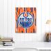 Edmonton Oilers 16" x 20" Embellished Giclee Print by Charlie Turano III