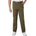 Men's Big & Tall Liberty Blues® Flex Denim Jeans by Liberty Blues in Olive Brush (Size 48 38)